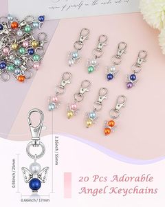 Lote de Llaveros de Regalo con Etiquetas de Agradecimiento y Bolsas de Organza, Recuerdos <span class=keywords><strong>para</strong></span> Invitados de Bodas, Baby Showers, Navidad, Bautizos y Comuniones - Product Image 2