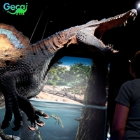 Gecai Étanche 3D Spinosaurus Animatronics Outdoor Amusement Dinozaurs