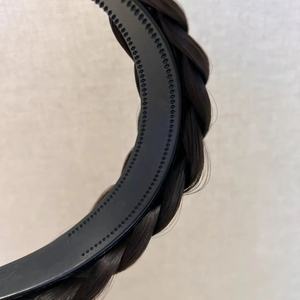 Trenza de borde ancho Pelucas de cabeza de cinco hebras Banda de trenzas para mujeres Lavado DE CARA Pinzas para <span class=keywords><strong>el</strong></span> <span class=keywords><strong>cabello</strong></span> trenzado - Product Image 6