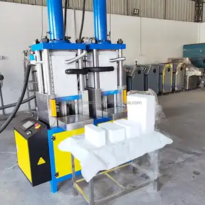 300kg grande escala gelo seco cubo bloco que faz a máquina gelo seco bloco fabricante seco gelo limpeza máquina com o bom preço