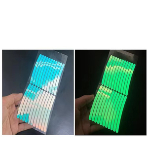 Autocollants réfléchissants holographiques pour roues de voiture, matériau PET, feuille réfléchissante prismatique, lavable - Product Image 3
