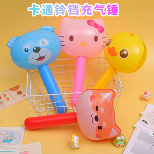 Martillo inflable con cabeza de animal de dibujos animados, palo largo con campana, juguete para niños, regalo para guardería, puesto de comida callejero - Product Image 5