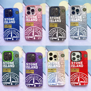 <span class=keywords><strong>Funda</strong></span> Protectora para iPhone 17 16 15 14 13 <span class=keywords><strong>12</strong></span> 11 <span class=keywords><strong>Mini</strong></span> Plus Pro Max, Carcasa Estilo Stone Island - Product Image 2