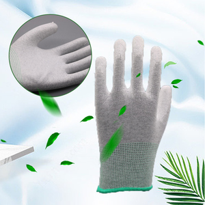 Fábrica de látex guantes de trabajo recubierto de seguridad para el shock de protección guantes de impacto - Product Image 6