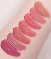 Brillant à lèvres OEM à changement de couleur naturel, résistant à l'eau, rose nude, brillant et mat, longue tenue pour femmes