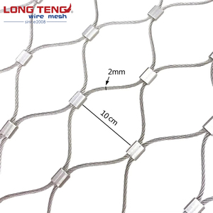 304L 316L linh hoạt Cáp thép không gỉ dây lưới cho an toàn <span class=keywords><strong>Net</strong></span> an ninh hàng rào lưới Tác động kháng cầu bảo vệ <span class=keywords><strong>Net</strong></span> - Product Image 6