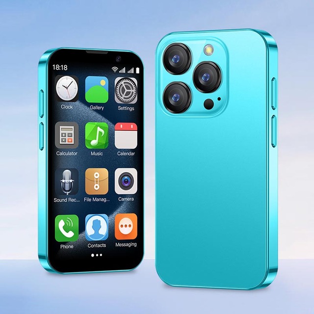 World Premiere XS18 Pro Mini Smartphone 3G 3" Global Android 8.1 With 1000mAh Battery Facial Recognition GPS Small Pocket Phone