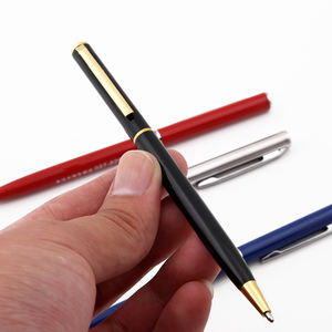 Stylos à bille de qualité OEM fabriqués en Chine, stylo à bille en métal pour hôtel - Product Image 2