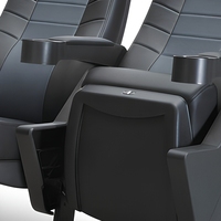 Sièges de Cinéma Ergonomiques Leadcom LS-13602H, Sièges de Planétarium, Chaises d'Auditorium et de Théâtre avec Porte-Gobelet pour Projets Commerciaux