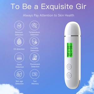 Medidor de Humedad de la Piel Portátil con Pantalla Digital, Analizador de Grasa Facial, Analizador de Humedad y Diagnóstico de la Piel - Product Image 5
