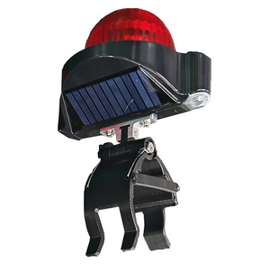 Feux d'avertissement LED à énergie solaire, couleur rouge, pour la construction électrique et l'utilisation des réseaux électriques - Product Image 3