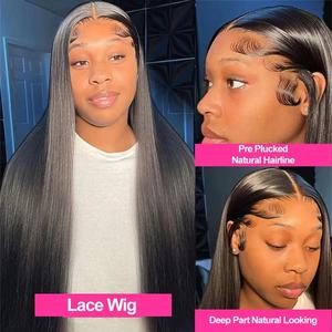 วิกผมด้านหน้าลูกไม้ใส13x4 13X6 HD วิกผมบราซิลหนา5x5วิกผมมนุษย์ติดกาวผมตรงกระดูกสำหรับผู้หญิงความหนาแน่น250 - Product Image 2