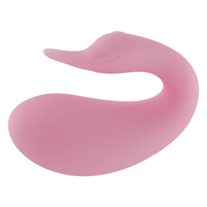 Little Swan Rechargeable <b>Vibrating</b> Egg Pink Silicone Clitoral Massager For Women Adult Toy - Product Image 2