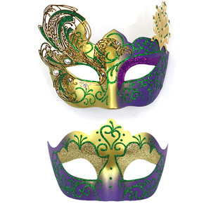 Maschere di Carnevale per Uomo e Donna, <span class=keywords><strong>Maschera</strong></span> Veneziana Sexy in Pizzo, <span class=keywords><strong>Maschera</strong></span> da Gatta per Coppie, Maschere per Costume da Festa di Mardi Gras - Product Image 3
