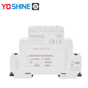 Relais à déclenchement unique à bords montants Yoshine Miniature pour usage automobile AC/DC24-240V 10A/16A SPDT, avec bornes à vis scellées et temporisation à l'activation - Product Image 1