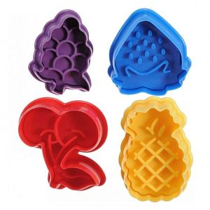 4 pièces en Plastique de Biscuit de type Poussoir <span class=keywords><strong>Emporte</strong></span>-pièce Fruits De Noël DIY Fondant <span class=keywords><strong>Poterie</strong></span> Moule Gâteau Décoration Outils - Product Image 5