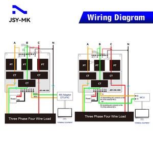 Medidor de energía de corriente de voltaje, 80A, CA, 380V, instrumentos eléctricos, TTL, RS485, módulo de medición PCBA de comunicación - Product Image 5
