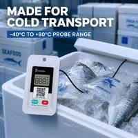 Termómetro Digital Inalámbrico ZenMeasure con Sonda y Registrador de Datos para Monitoreo Remoto de Cadena de Frío 5.0, Instrumentos de Temperatura IP65