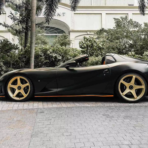 Jantes GPW 2 pièces de luxe forgées or pour supercars, design à rayons en alliage 5x130 pour <span class=keywords><strong>Ferrari</strong></span> 812 GTS, Porsche 992 Turbo S et voitures <span class=keywords><strong>4x4</strong></span> - Product Image 5