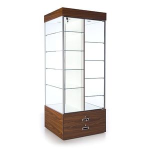 Nhà máy tùy chỉnh sồi kính màu hiển thị nội các mục <span class=keywords><strong>Showcase</strong></span> cho trung tâm mua sắm - Product Image 4