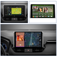 Autoradio Crystal 850 Android 14 16+512GB pour Toyota RAV4 2020-2023 avec Lecteur DVD, Écran Audio Vidéo et Carplay