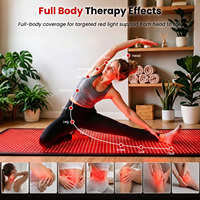 IDEATHERAPY OEM ODM Kırmızı Işık Terapi Battaniyesi 660nm 850nm Tüm Vücut Kızılötesi Terapi Matı Kas İyileşmesi için