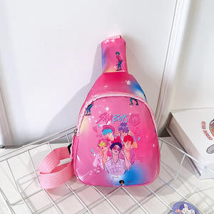 Tas Anak Monster Hunt Versi Korea Kartun Trendi Keren Kpop Tas Dada Bahu Tunggal Anak Perempuan Kecil Tas Selempang Mini - Product Image 4