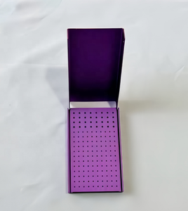 Scatola per Frese Dentali ad Alta Velocità in Alluminio Autoclavabile con 152 Fori, Accessorio per Trapano Dentale - Product Image 6