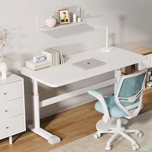 <span class=keywords><strong>Escritorio</strong></span> de Estudio de Madera <span class=keywords><strong>para</strong></span> Niños con Altura Ajustable Manualmente, <span class=keywords><strong>Escritorio</strong></span> de Computadora con Elevación Manual <span class=keywords><strong>para</strong></span> el Hogar, la Escuela y el Dormitorio - Product Image 5