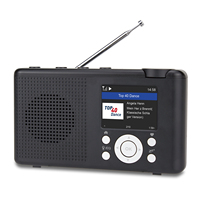 DAB şarj edilebilir hoparlör taşınabilir Internet radyo ile saat 2.4 "TFT ekran ve dahili hoparlör spor koşu koşu için