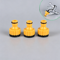 Raccord rapide d'irrigation de jardin 3/4" 1/2" pour tuyau d'arrosage, adaptateur de robinet fileté, joint à déconnexion rapide