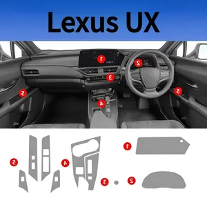 Film de protection transparent anti-rayures pour console de navigation GPS multimédia du tableau de bord des modèles Lexus <span class=keywords><strong>UX</strong></span> 24-25 - Product Image 2