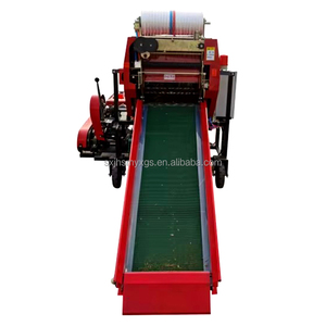 Machine à ensiler le maïs carré avec moteur, capacité de 50-60 balles/heure, presse à balles de paille, vente directe usine, ensileuse incluse - Product Image 4
