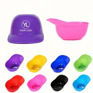 Tazón de Helado Personalizado con Forma de Casco de Béisbol de 8oz, Mini Tazón de Plástico PP Colorido, Contenedores de Alimentos Ecológicos - Product Image 1