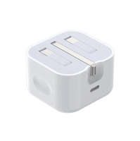 WAWEIS Chargeur PD 20W QC3.0 Adaptateur d'alimentation pliable Chargeur mural USB pour iPhone 12 13 14 15 16