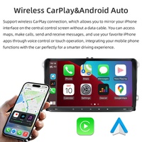 Autoradio Android 9 pouces, stéréo, CarPlay sans fil, GPS, écran tactile IPS, lecteur multimédia pour VW Golf Polo Passat Tiguan Jetta Skoda Seat