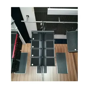 Profissional Audio Linha Matriz Speaker Active Dual 8 Polegada Som Speaker Linha Matriz Classe D circuito com DSP/96K processamento