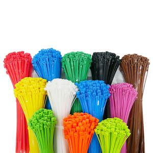 Attaches-câbles autobloquantes multicolores, attaches-câbles en plastique colorées pour le regroupement <span class=keywords><strong>de</strong></span> câbles et la classification et le marquage des circuits - Product Image 4