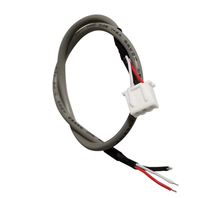 Kabel Audio Terlindung Ujung Tunggal Tembaga Murni 2-Core XH2.54-3P Kabel Ekstensi Terminal untuk Mesin Papan Preamp Amplifier DIY