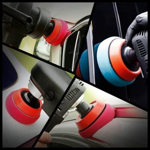 الروتاري الملمع دعم Pad السيارات تفصيل اكسسوارات هوك وحلقة جلخ 1 بوصة <span class=keywords><strong>2</strong></span> بوصة <span class=keywords><strong>3</strong></span> بوصة مرنة لوحة سوداء تلميع - Product Image 3