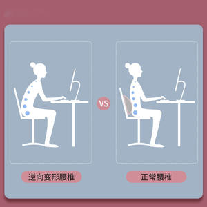 แผ่นรองหลังบรรเทาอาการปวดหลัง EVA พร้อมฟังก์ชั่นนวด รูปทรงสี่เหลี่ยมลายเรขาคณิต ทำความสะอาดง่าย เพื่อการผ่อนคลายหลัง - Product Image 3