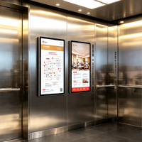 Pantalla LCD Digital de Señalización Publicitaria de 32 Pulgadas, Sin Función Táctil, para Montaje en Pared, para Supermercados y Centros Comerciales