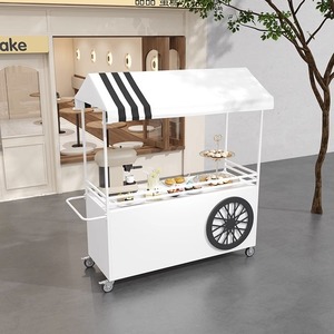 Baharlık Bitki Dikimleri Mobil Promosyon Standı Sokak Teşhir Standı Düğünler Etkinlikler için Şampanya Arabası Küçük Mobil Tezgah Şeker Arabası - Product Image 6