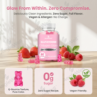 AegleWell OEM Gummies au Glutathion et Collagène à Double Action : Peau Éclatante, Soin Anti-Âge Longue Durée, Beauté Quotidienne