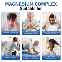 RHBESTOK Complejo de Magnesio 1000mg 8 en 1, Cápsulas de Complejo de Magnesio para Aumentar la Energía, Mejorar el Sueño y la Salud Ósea
