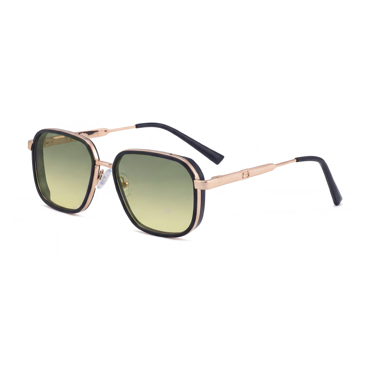 C4 Black Gold Frame Green Yellow
