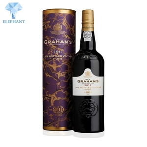 Custom Printing Brand Luxury Craft Wine Paper Tube Cylinder Round Packaging Empty Gift Box for Glass Bottle - Product Image 4