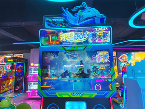Simulateur d'arcade d'aviron de course Flash à pièces Game Center Speedboat Surf Boat Experience Machine - Product Image 2