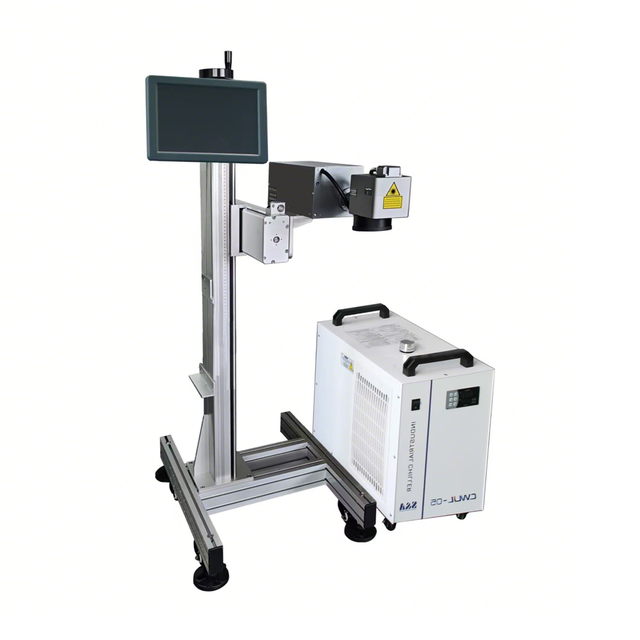 Laser Coding Machine Variable Data Fiber CO2 UV Automatic Online CE FDA Certified for Label Package Box Paper Metal Plastic