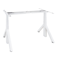 Cadre de bureau électrique réglable en hauteur à double moteur, bureau debout exécutif, table d'ordinateur